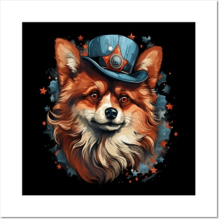 Patriotic Pomeranian Posters and Art